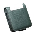 QIALINO Eleganckie Skórzane Etui do Samsung Galaxy Z Flip8 zielone