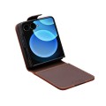 QIALINO Eleganckie Skórzane Etui do Samsung Galaxy Z Flip8 brązowe