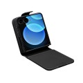 QIALINO Eleganckie Skórzane Etui do Samsung Galaxy Z Flip8 czarne