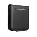 QIALINO Eleganckie Skórzane Etui do Samsung Galaxy Z Flip8 czarne
