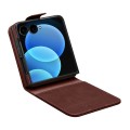QIALINO Biznesowe Skórzane Etui do Samsung Galaxy Z Flip8 brązowe