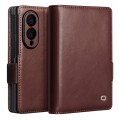 QIALINO Biznesowe Skórzane Etui do Samsung Galaxy Z Fold8 brązowe