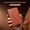 QIALINO Biznesowe Skórzane Etui do Samsung Galaxy Z Fold8 brązowe