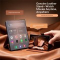 QIALINO Biznesowe Skórzane Etui do Samsung Galaxy Z Fold8 brązowe