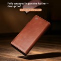 QIALINO Biznesowe Skórzane Etui do Samsung Galaxy Z Fold8 Ultra brązowe