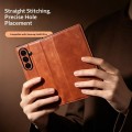 QIALINO Biznesowe Skórzane Etui do Samsung Galaxy Z Fold8 Ultra brązowe