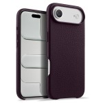 Skórzane Plecki Etui MagSafe Melkco do iPhone Air fioletowe