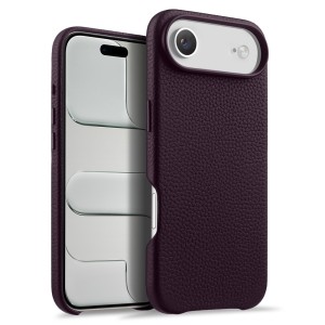 Skórzane Plecki Etui MagSafe Melkco do iPhone Air fioletowe