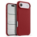 Skórzane Plecki Etui MagSafe Melkco do iPhone Air czerwone
