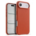 Skórzane Plecki Etui MagSafe Melkco do iPhone Air pomarańczowe