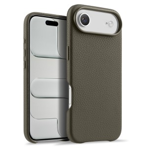 Skórzane Plecki Etui MagSafe Melkco do iPhone Air szare