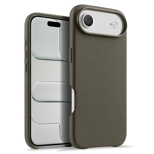 Skórzane Plecki Etui MagSafe Melkco do iPhone Air szare