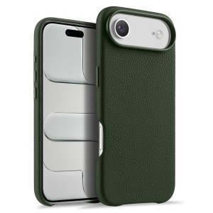 Skórzane Plecki Etui MagSafe Melkco do iPhone Air zielone