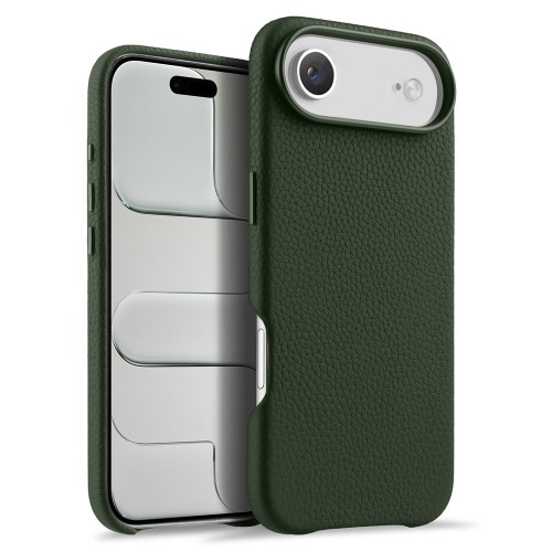 Skórzane Plecki Etui MagSafe Melkco do iPhone Air zielone