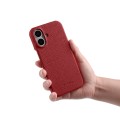 Skórzane Etui Plecki Melkco do iPhone 16 Plus MagSafe czerwone