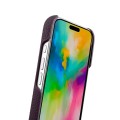 Skórzane Etui Plecki Melkco do iPhone 16 Plus MagSafe fioletowe