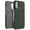 Skórzane Etui Plecki Melkco do iPhone 16 Plus MagSafe zielone