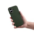 Skórzane Etui Plecki Melkco do iPhone 16 Plus MagSafe zielone