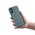 Skórzane Etui Plecki Melkco do iPhone 16 Plus MagSafe niebieskie