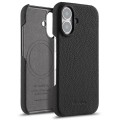 Skórzane Etui Plecki Melkco do iPhone 16 Plus MagSafe czarne