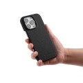 Skórzane Etui Melkco do iPhone 16 Pro MagSafe czarne