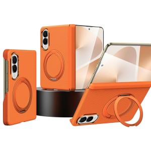 Magnetyczne Etui SULADA Kevlar do Samsung Galaxy Z Fold8 pomarańczowe