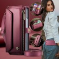 CASEME Etui Pokrowiec Portfel do Samsung Z Fold8 Ultra czerwony