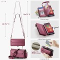 CASEME Etui Pokrowiec Portfel do Samsung Z Fold8 Ultra czerwony
