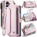 CASEME Etui Pokrowiec Portfel do Samsung Z Fold8 Ultra różowy