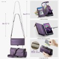 CASEME Etui Pokrowiec Portfel do Samsung Z Fold8 Ultra fioletowy