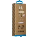 MOMAX Elite Lightning MFi kabel USB 8pin do iPhone iPad iPod - kolor szampański