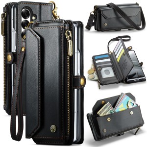 CASEME Etui Pokrowiec Portfel do Samsung Z Fold8 Ultra czarny