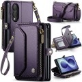 CASEME Etui Pokrowiec Portfel do Samsung Z Fold8 fioletowy