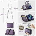 CASEME Etui Pokrowiec Portfel do Samsung Z Fold8 fioletowy