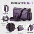 CASEME Etui Pokrowiec Portfel do Samsung Z Fold8 fioletowy