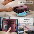 ASEME Etui Pokrowiec Portfel do Samsung Z Fold8 bordowe