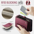 ASEME Etui Pokrowiec Portfel do Samsung Z Fold8 bordowe
