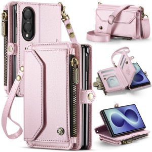 CASEME Etui Pokrowiec Portfel do Samsung Z Fold8 różowe