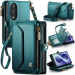 CASEME Etui Pokrowiec Portfel do Samsung Z Fold8 zielone