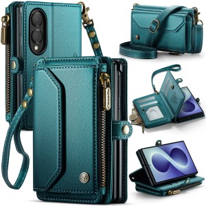 CASEME Etui Pokrowiec Portfel do Samsung Z Fold8 zielone