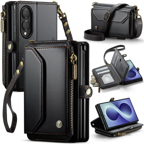 CASEME Etui Pokrowiec Portfel do Samsung Z Fold8 czarne