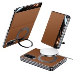 Skórzane Etui SULADA do Samsung Galaxy Z Fold8 brązowe