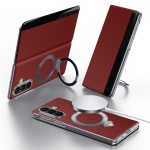 Skórzane Etui SULADA do Samsung Galaxy Z Fold7 bordowe