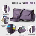 CASEME Etui Pokrowiec Portfel do Samsung Z Fold7 fioletowy