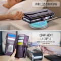 CASEME Etui Pokrowiec Portfel do Samsung Z Fold7 fioletowy