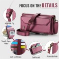 CASEME Etui Pokrowiec Portfel do Samsung Z Fold7 czerwony