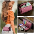 CASEME Etui Pokrowiec Portfel do Samsung Z Fold7 czerwony