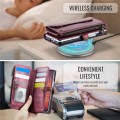 CASEME Etui Pokrowiec Portfel do Samsung Z Fold7 czerwony