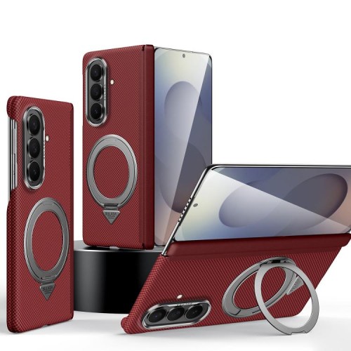 Magnetyczne Etui SULADA Kevlar do Samsung Galaxy Z Fold8 Ultra bordowe