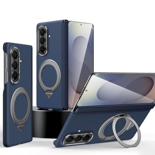 Magnetyczne Etui SULADA Kevlar do Samsung Galaxy Z Fold8 Ultra granatowe
